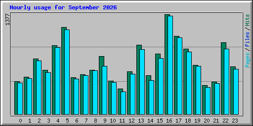 Hourly usage for September 2026
